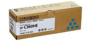 Ricoh 408185 Принт-картридж SP C360HE голубой {SP C360DNw / SP C360SNw / SP C360SFNw / SP C361SFNw,   (6000 страниц)}