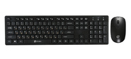 Клавиатура + мышь Oklick 240M клав:черный мышь:черный USB беспроводная slim Multimedia