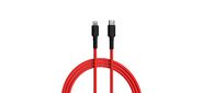 USB кабель ZMI USB-кабель ZMI AL875 USB Type-c to Lightning PP braided Cable 1.5m red  (ZMKAL875CNRD)