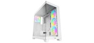 Корпус для ПК Case Ocypus Gamma C72 WH ARGB ATX / win / white / 4 ARGB fans / no PSU / Tempered Glass