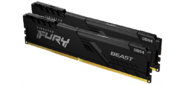 Kingston 32GB 3200MHz DDR4 CL16 DIMM (Kit of 2) 1Gx8 FURY Beast Black