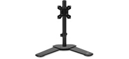 Кронштейн для мониторов ЖК Buro M071 черный 15"-32" макс.8кг крепление к столешнице поворот и наклон