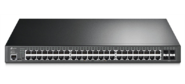 TP-Link TL-SG3452P JetStream управляемый PoE-коммутатор уровня 2+ на 48 гигабитных портов и 4 гигабитных uplink-порта