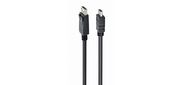 Кабель Cablexpert Кабель DisplayPort->HDMI Cablexpert CC-DP-HDMI-1M 1м, 20M / 19M, черный, экран, пакет (CC-DP-HDMI-1M) (079990) {100}