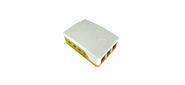 Корпус ACD  White+Yellow ABS Case for Raspberry 4B