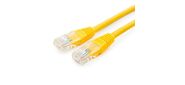 Патч-корд UTP Cablexpert кат.5e,  0.25м,  литой,  многожильный  (жёлтый)