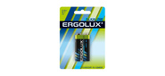 Батарея Ergolux Alkaline 6LR61 BL-1 9V 600mAh  (1шт) блистер
