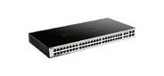 D-Link DGS-1052 / A3A Неуправляемый коммутатор с 48 портами 10 / 100 / 1000Base-T и 4 комбо-портами 100 / 1000Base-T / SFP