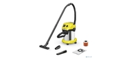 Строительный пылесос Karcher WD 3 P S V-17 / 4 / 20 1000Вт  (уборка: сухая / сбор воды) желтый
