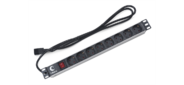Блок розеток CABEUS PDU-8P-2IEC 8 роз 10А 250V шнур 2м
