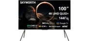 Телевизор QLED Skyworth 100" 100Q79H MaxScreen TV Frameless черный / коричневый 4K Ultra HD 144Hz MEMC DVB-T DVB-T2 DVB-C DVB-S DVB-S2 USB WiFi Smart TV