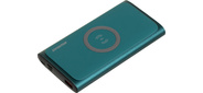 Digma DGPQ10G Мобильный аккумулятор 10000mAh 3A QC PD 20W беспроводная зарядка зеленый  (DGPQ10G22CGN)