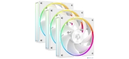 Вентилятор ID-Cooling AF-127-ARGB-W Trio ARGB 120x120x27mm белый 4-pin 14-30dB 180gr Ret