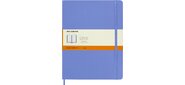 Блокнот Moleskine CLASSIC SOFT QP621B42 XLarge 190х250мм 192стр. линейка мягкая обложка голубая гортензия