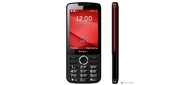 TEXET TM-308 мобильный телефон цвет черный-красный