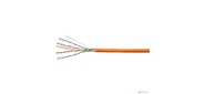 Cabeus UTP-4P-Cat.6-SOLID-LSZH-100 Кабель витая пара UTP (U / UTP), категория 6, 4 пары (23 AWG), одножильный, LSZH, нг (А)-HF, оранжевый (100 м)