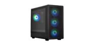 Корпус ZALMAN M5, MATX, BLACK, WINDOW, 1xCombo (3.5'' or 2.5''), 1x3.5", 2x2.5", 1xUSB2.0, 1xUSB3.0, 1xUSB Type-C, FRONT 3x120mm ARGB, REAR 1x120mm ARGB