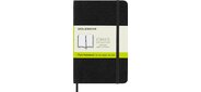 Блокнот Moleskine CLASSIC SOFT QP613 Pocket 90x140мм 192стр. нелинованный мягкая обложка фиксирующая резинка черный