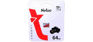 Netac P500 ECO 64GB MicroSDXC U1 / C10 up to 80MB / s, retail pack card only