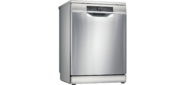 BOSCH SMS6EMI65Q, Serie 6, Отдельностоящая посудомоечная машина 60см., цвет: нержавеющая сталь; Класс A-A-A; 8 программ;13 компл.посуды; отсрочка старта 24ч;3-й короб ; система защиты от протечек; Половинная загрузка, HygienePlus.