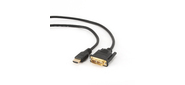 Кабель-переходник DVI-D Single Link<->HDMI Gembird "CC-HDMI-DVI-6",  с позолоченными контактами  (1.8м)