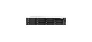 QNAP TS-873AeU-RP-4G NAS 8 HDD trays, 2x 2.5 GbE. 64-bit 4-core AMD V1500B 2, 2 GHz, 4 GB. RAM (1*4 GB) up to 32GB (2*16 GB), 2 x M2 2280 (PCIe Gen3 x 1), 2xPSU W / o rail kit RAIL-B02