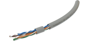 Кабель информационный Sysmatrix TP UUTP4.5ES24.PVC.GY305 кат.5E U / UTP 4 пары 0.5AWG нг (А)-LS внутренний 305м серый
