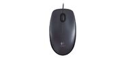 Мышь Logitech M90 Black  (910-001793) черная,  оптическая,  1000dpi,  USB,  1.8м черная,  оптическая,  1000dpi,  USB,  1.8м