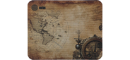 Коврик для мыши Cactus Vintage map 250x200x3мм (CS-MP-D10S)