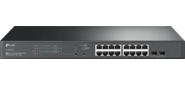 Коммутатор /  JetStream™ 18-Port Gigabit Smart Switch with 16-Port PoE+