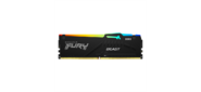 Kingston KF552C40BBA-32 DDR5 5200 DIMM FURY Beast RGB XMP Gaming Memory Non-ECC,  CL40,  1.25V,  2RX8 40-40-40 288-pin
