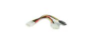 Кабель питания SATA Gembird / Cablexpert CC-SATA-PSY2, 15см, molex 4pin / molex4pin+sata 15pin, на 2 устр.