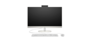 Моноблок HP All-in-One 27-cr1003nh 27" (1920x1080) / Intel Core Ultra 7 155U (2Ghz) / 16384Mb / 512PCISSDGb / noDVD / Int:Intel Iris X / Cam / WiFi / war 1y / Starry White / DOS + Eng kbd,   mouse