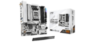 Материнская плата ASROCK B850M PRO RS WIFI WHITE, AM5, B850, 4*DDR5, 4*SATA, 3*M.2, 4*USB 2.0, 3*USB 3.2, Type-C, 2*PCIx16, 1*M.2 (Key E), HDMI+DP, mATX