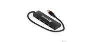 USB-Хаб (концентратор) 4-в-1 ExeGate DUB-4P / 3 (кабель-адаптер USB3.0 --> 4xUSB3.0, Plug&Play, черный)