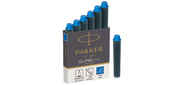 Картридж Parker Quink Z17 Mini (CW1950409) синие чернила для ручек перьевых (6шт)