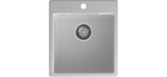 GRANFEST Мойка URBAN 644 1-чаша 440*490мм, монтаж: врезной, материал: кварц, цвет: серый