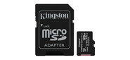 Micro SecureDigital 128Gb Kingston SDCS2 / 128GB {MicroSDXC Class 10 UHS-I,  SD adapter}