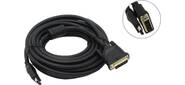 Кабель HDMI AM / DVI (24+1)M, 7.5м, CU, 1080P@60Hz, 2F, VCOM <CG484GD-7.5M>
