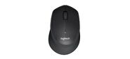 Мышь беспроводная Logitech M330 Silent Plus Black черная,  оптическая,  1000dpi,  2.4GHz, USB-ресивер,  бесшумная,  под правую руку  (066670)