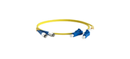 Hyperline FC-D2-9-FC / UR-LC / UR-H-5M-LSZH-YL (FC-9-FC-LC-UPC-5M) Патч-корд волоконно-оптический (шнур) SM 9 / 125 (OS2), FC / UPC-LC / UPC, duplex, LSZH, 5 м