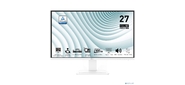MSI PRO MP273AW 27" 16:9 FHD (1920x1080)IPS Flat, 5ms (GTG), 1000:1, 100M:1, 300nit, 178 / 178, 1xHDMI , 1xDP,  1*D-Sub  (VGA) , Tilt, VESA, 100Hz, 1y w-ty,  White