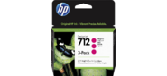 Картридж струйный HP 712 3ED78A пурпурный x3упак. (29мл) для HP DJ Т230 / 630