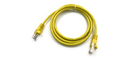 Патч-корд Buro UTP 4 пары cat5E CCA molded 1.5м желтый RJ-45  (m)-RJ-45  (m)