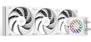 Система водяного охлаждения ID-Cooling DASHFLOW 360 XT LITE WHITE Soc-AM5 / AM4 / 1151 / 1200 / 2066 / 1700 4-pin 16-34dB Al+Cu 350W Ret