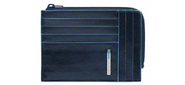 Чехол для кредитных карт Piquadro Blue Square PU1243B2R / BLU2 синий натур.кожа