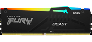 Память DDR5 16GB 6400MHz Kingston KF564C32BBEA-16 Fury Beast RGB RTL Gaming PC5-51200 CL32 DIMM 288-pin 1.4В single rank с радиатором Ret