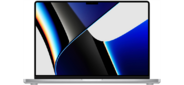 Apple 16-inch MacBook Pro: M1 Max 10c CPU & 32c GPU,  64GB,  1TB SSD,  US+RUS,  Silver