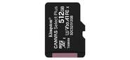 Флеш карта microSD 512GB Kingston microSDXC Class 10 UHS-I U3 Canvas Select Plus 100MB / s