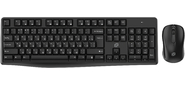 Клавиатура + мышь Оклик S260W клав:черный мышь:черный USB беспроводная Multimedia (2066170)